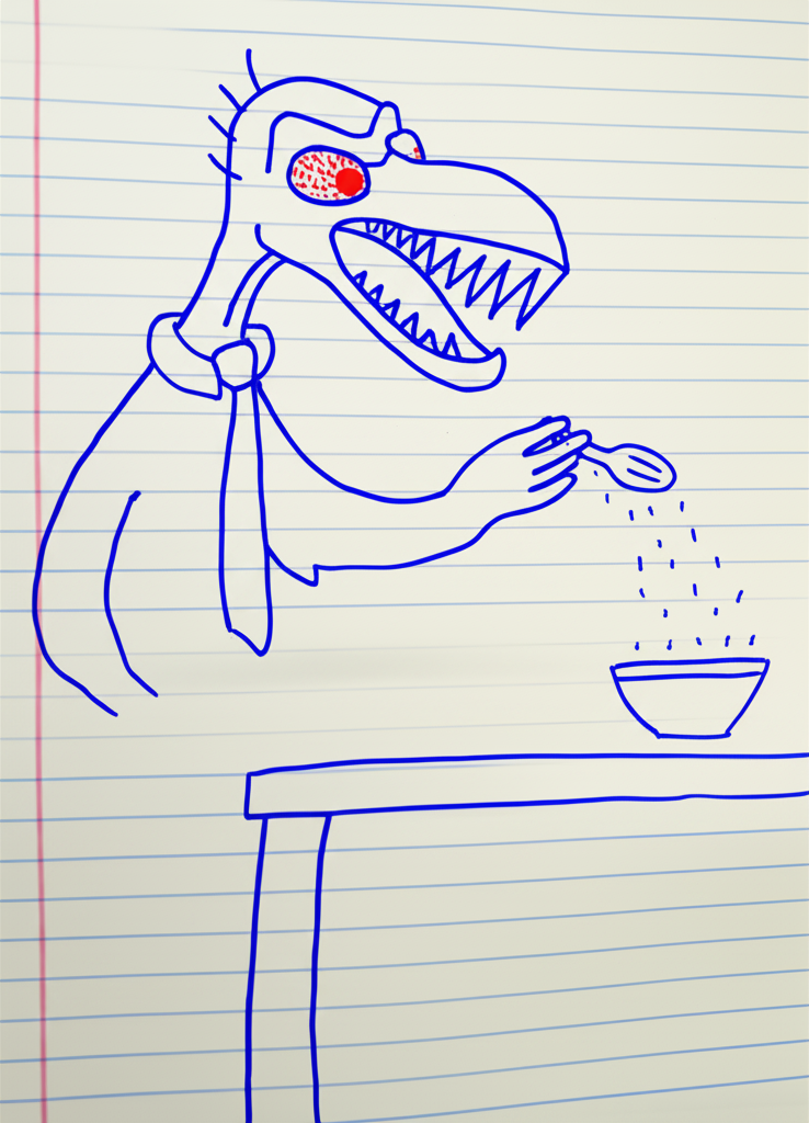Made sloppy mess.
