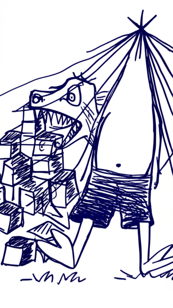 Start a tent building.